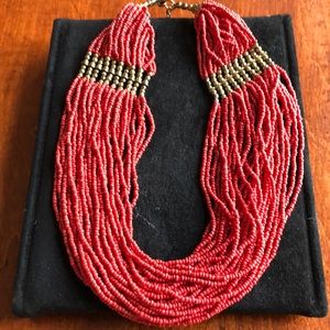 Red beads necklace!